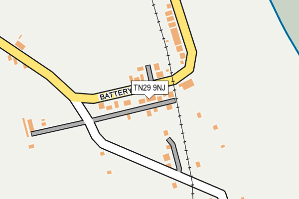 TN29 9NJ map - OS OpenMap – Local (Ordnance Survey)