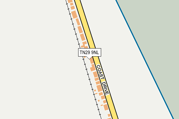 TN29 9NL map - OS OpenMap – Local (Ordnance Survey)
