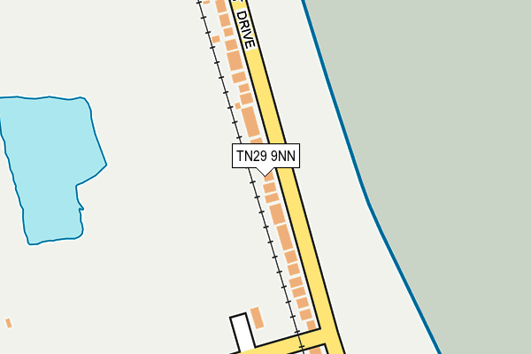 TN29 9NN map - OS OpenMap – Local (Ordnance Survey)