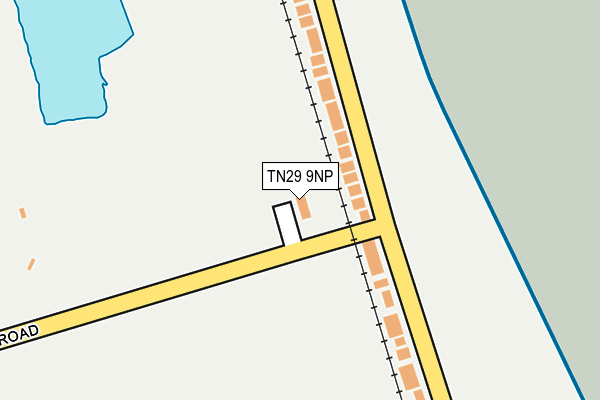 TN29 9NP map - OS OpenMap – Local (Ordnance Survey)