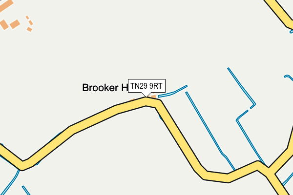 TN29 9RT map - OS OpenMap – Local (Ordnance Survey)