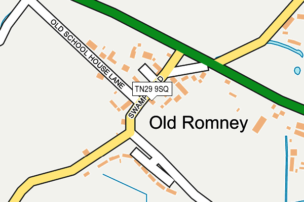 TN29 9SQ map - OS OpenMap – Local (Ordnance Survey)