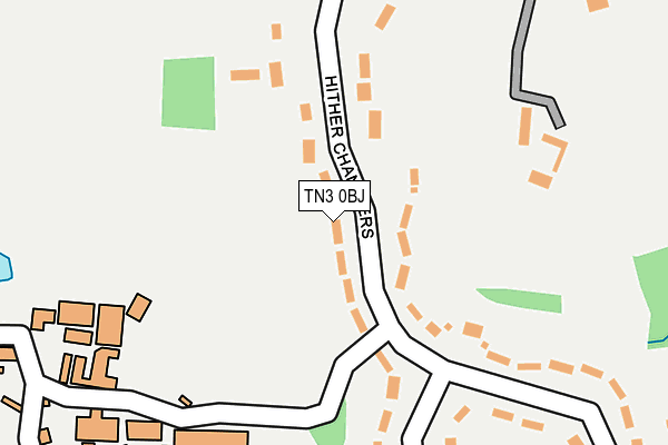 TN3 0BJ map - OS OpenMap – Local (Ordnance Survey)