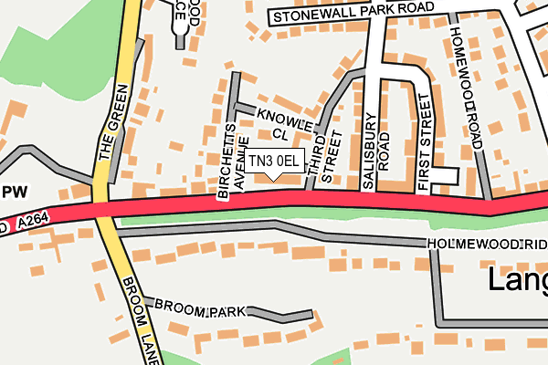 TN3 0EL map - OS OpenMap – Local (Ordnance Survey)