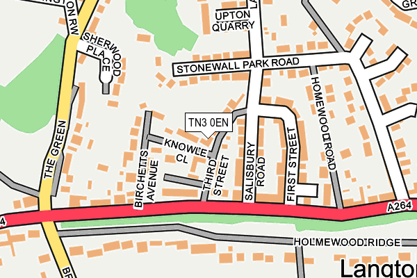 TN3 0EN map - OS OpenMap – Local (Ordnance Survey)