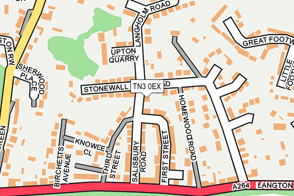 TN3 0EX map - OS OpenMap – Local (Ordnance Survey)