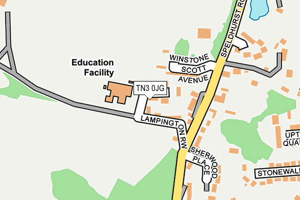 Map of 72 SANTOS ROAD LIMITED at local scale