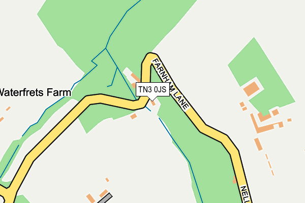 TN3 0JS map - OS OpenMap – Local (Ordnance Survey)