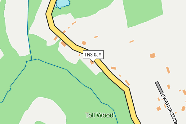 TN3 0JY map - OS OpenMap – Local (Ordnance Survey)