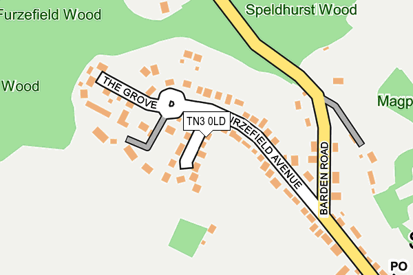 Map of CARDWELL PROPERTIES LIMITED at local scale