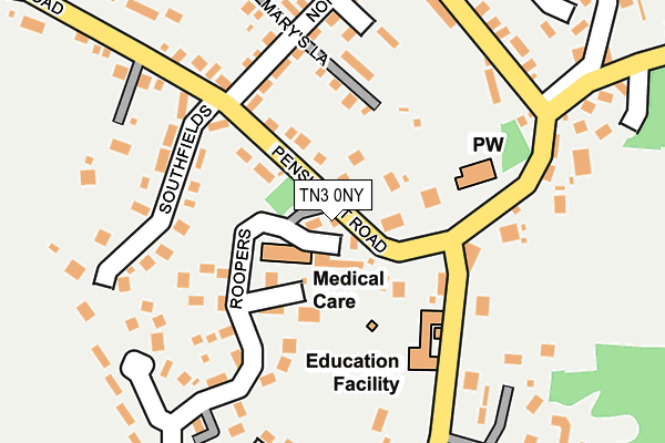 TN3 0NY map - OS OpenMap – Local (Ordnance Survey)