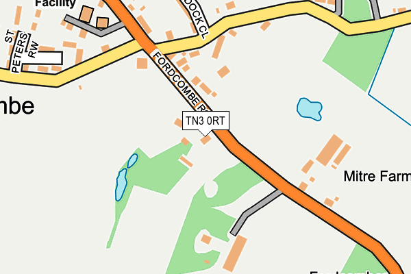 TN3 0RT map - OS OpenMap – Local (Ordnance Survey)