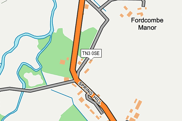 TN3 0SE map - OS OpenMap – Local (Ordnance Survey)