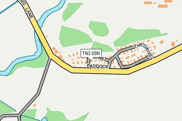 Map of TEASDALE (PROPERTIES) LIMITED at local scale