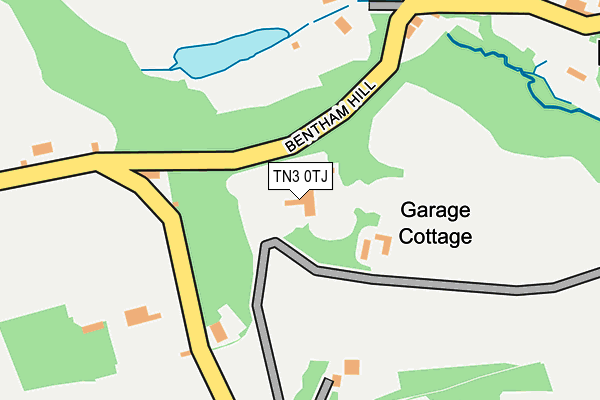 TN3 0TJ map - OS OpenMap – Local (Ordnance Survey)