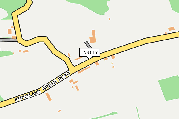 TN3 0TY map - OS OpenMap – Local (Ordnance Survey)