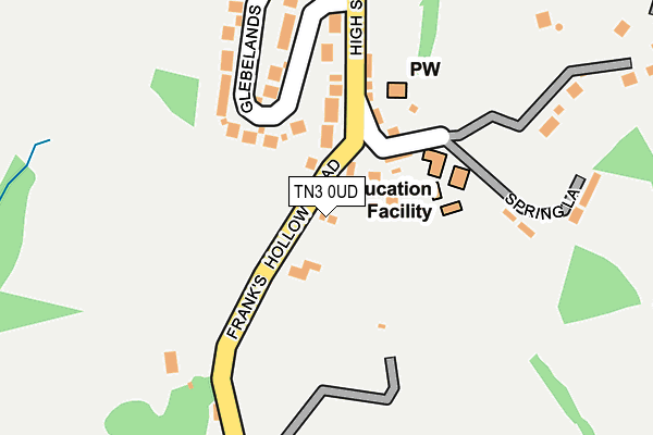 TN3 0UD map - OS OpenMap – Local (Ordnance Survey)