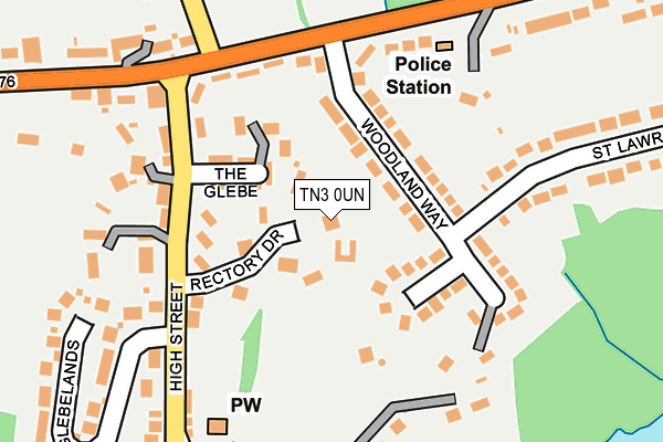 TN3 0UN map - OS OpenMap – Local (Ordnance Survey)