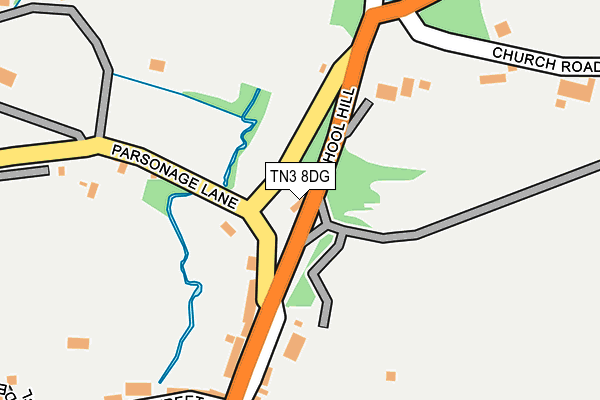 TN3 8DG map - OS OpenMap – Local (Ordnance Survey)