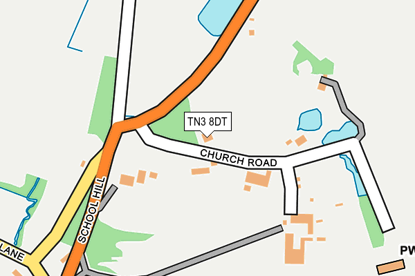 TN3 8DT map - OS OpenMap – Local (Ordnance Survey)