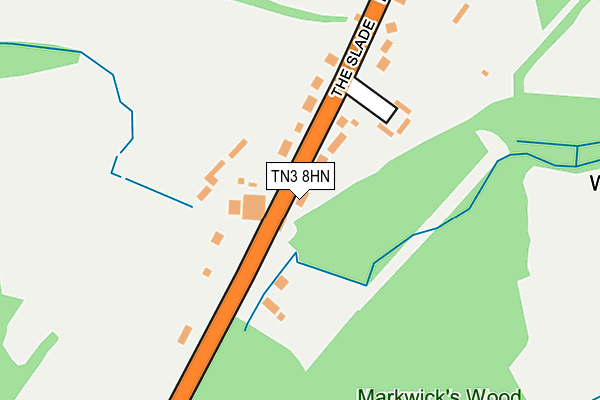 TN3 8HN map - OS OpenMap – Local (Ordnance Survey)