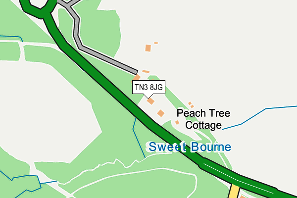 TN3 8JG map - OS OpenMap – Local (Ordnance Survey)