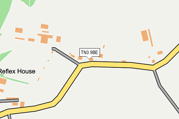 TN3 9BE map - OS OpenMap – Local (Ordnance Survey)