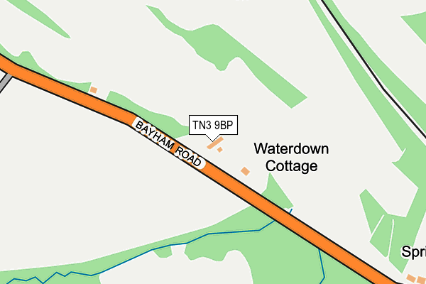 TN3 9BP map - OS OpenMap – Local (Ordnance Survey)