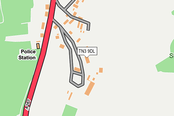 TN3 9DL map - OS OpenMap – Local (Ordnance Survey)
