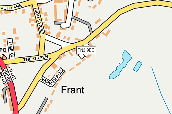 TN3 9EE map - OS OpenMap – Local (Ordnance Survey)