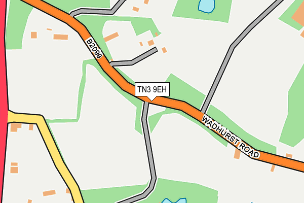 TN3 9EH map - OS OpenMap – Local (Ordnance Survey)