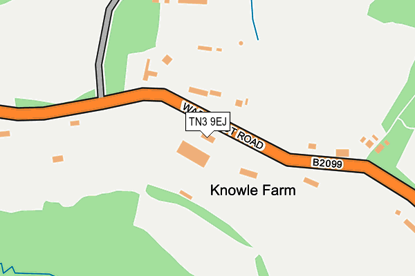 TN3 9EJ map - OS OpenMap – Local (Ordnance Survey)
