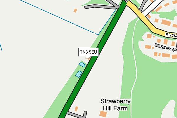 TN3 9EU map - OS OpenMap – Local (Ordnance Survey)