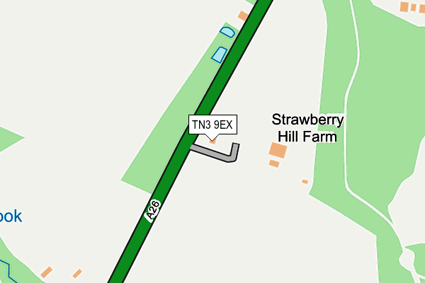TN3 9EX map - OS OpenMap – Local (Ordnance Survey)