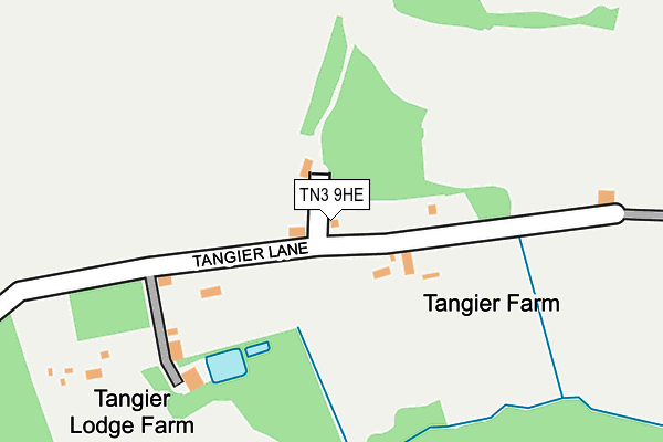 TN3 9HE map - OS OpenMap – Local (Ordnance Survey)