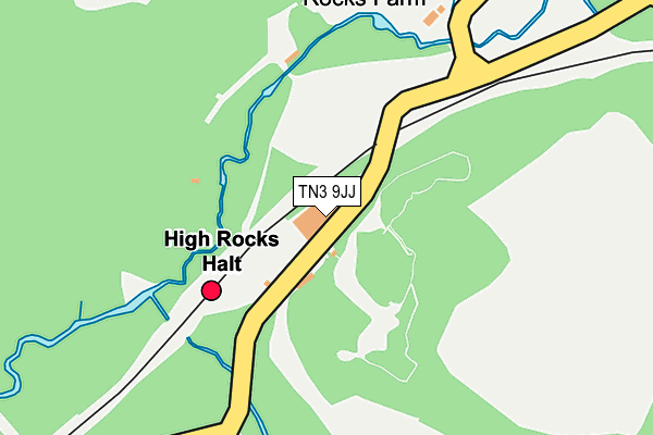 TN3 9JJ map - OS OpenMap – Local (Ordnance Survey)