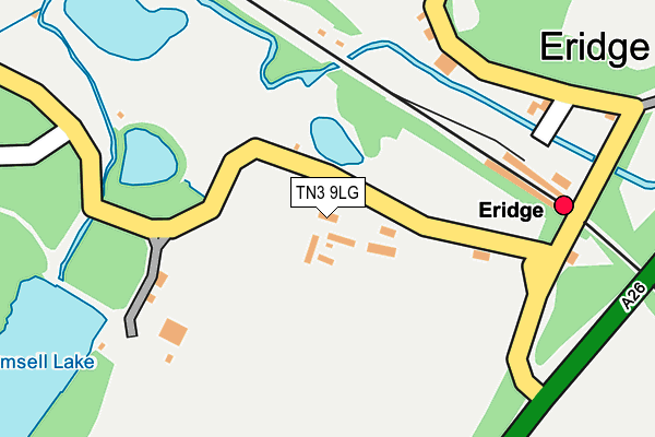 TN3 9LG map - OS OpenMap – Local (Ordnance Survey)