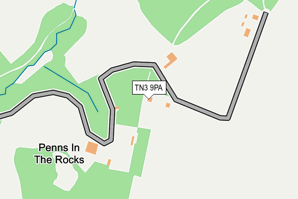 TN3 9PA map - OS OpenMap – Local (Ordnance Survey)