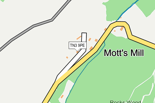 TN3 9PE map - OS OpenMap – Local (Ordnance Survey)