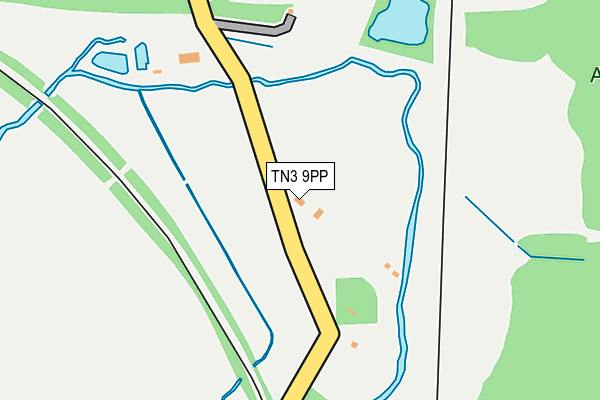 TN3 9PP map - OS OpenMap – Local (Ordnance Survey)