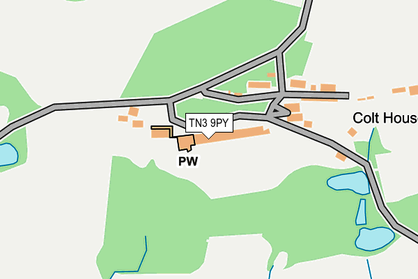 TN3 9PY map - OS OpenMap – Local (Ordnance Survey)