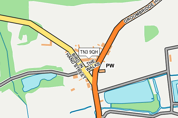 TN3 9QH map - OS OpenMap – Local (Ordnance Survey)