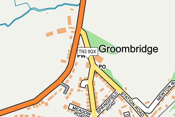 TN3 9QX map - OS OpenMap – Local (Ordnance Survey)