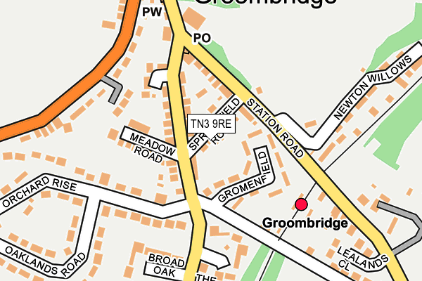 TN3 9RE map - OS OpenMap – Local (Ordnance Survey)