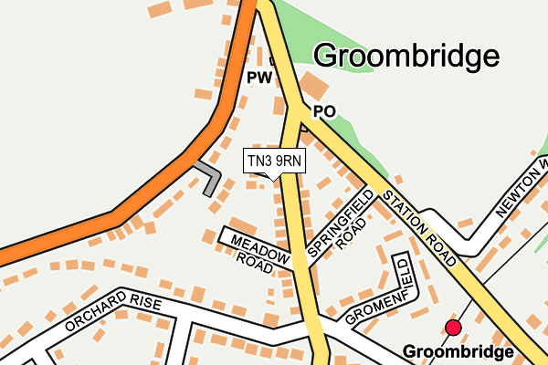 TN3 9RN map - OS OpenMap – Local (Ordnance Survey)