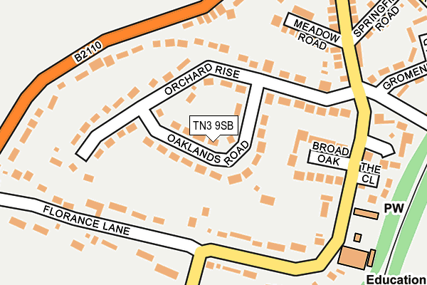 Map of A & W PROPERTIES LIMITED at local scale