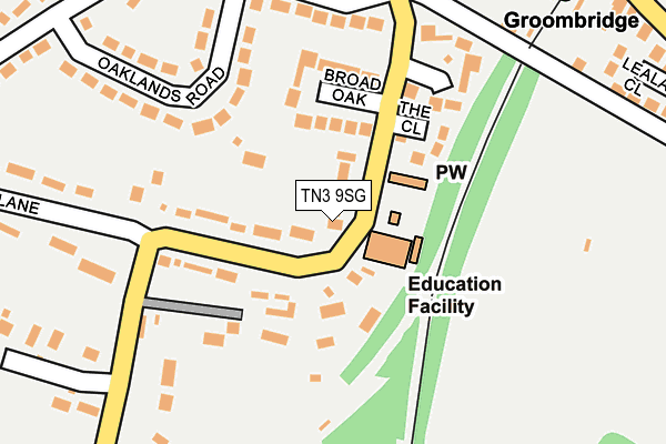 TN3 9SG map - OS OpenMap – Local (Ordnance Survey)