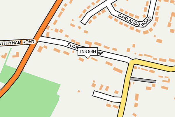 TN3 9SH map - OS OpenMap – Local (Ordnance Survey)