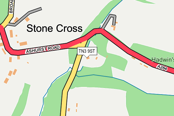 TN3 9ST map - OS OpenMap – Local (Ordnance Survey)