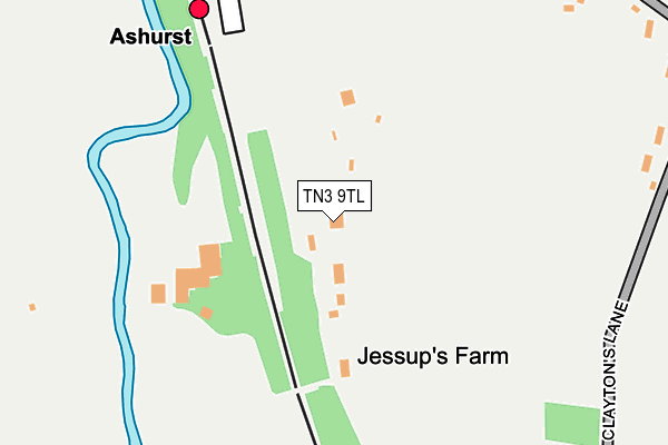 TN3 9TL map - OS OpenMap – Local (Ordnance Survey)